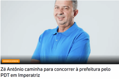 Jornalista ludovince aponta provável filiação de Zé Antônio no PDT