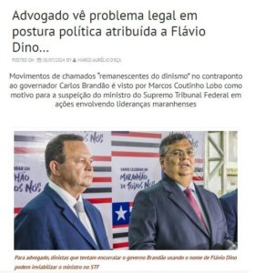ESCÂNDALO: Um ministro (comunista) que advoga políticamente no STF?