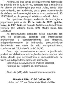 Julgamento que pode cassar vereadores do Podemos começa no próximo dia 15