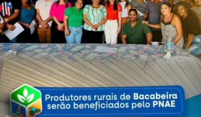 Produtores rurais de Bacabeira serão beneficiados pelo PNAE