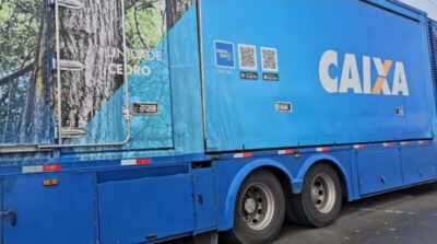 CAMINHÃO CAIXA CHEGA EM URBANO SANTOS, COM FOCO NO ATENDIMENTO DE BENEFÍCIOS SOCIAIS