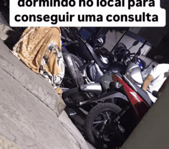 Enquanto a prefeita Belezinha gasta 30 milhões com asfalto e energia solar pacientes dormem no chão em busca de atendimento médico em Chapadinha