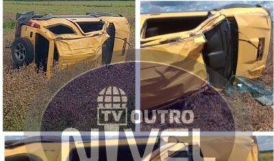 URGENTE! PROFESSOR REGINALDO CAPOTA CARRO AO DESVIAR DE BURACO ENTRE SÃO BENEDITO E URBANO SANTOS