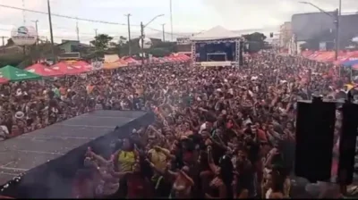 Multidão amanhece ao som de Vitor Fernandes no carnaval de Itapecuru Mirim