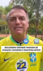 Eleições 2024: Bolsonaro grava vídeo após candidata de Imperatriz sofrer ataques machistas….
