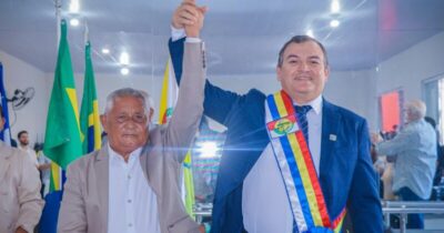 Tio Gal toma posse para o segundo mandato como prefeito de Maracaçumé