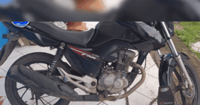 PM apreende motocicleta clonada após perseguição em Godofredo Viana