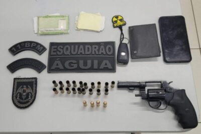Disparo em via pública termina com dois homens presos por porte ilegal de arma em Timon