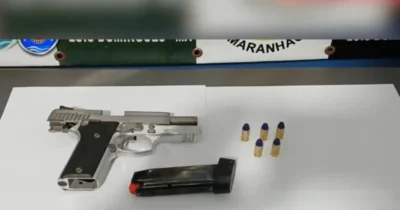 Homem é preso por porte ilegal de arma de fogo em Luís Domingues