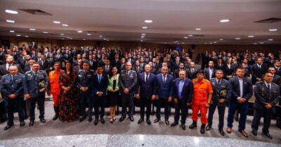 Brandão participa da aula inaugural do curso de formação de 369 novos policiais militares nomeados