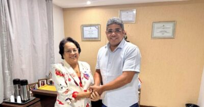 Blog Do Ribinha: Uilma Resende e a vice-prefeita Socorro Waquim se reúnem na Câmara Municipal