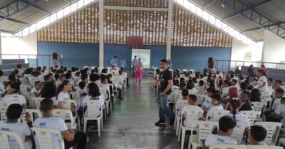 Blog Do Ribinha: Águas de Timon leva educação ambiental para mais de 1200 alunos em escolas municipais com o programa Saúde Nota 10