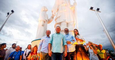 Brandão inaugura revitalização do monumento de São José de Ribamar e anuncia nova obra para o Santuário