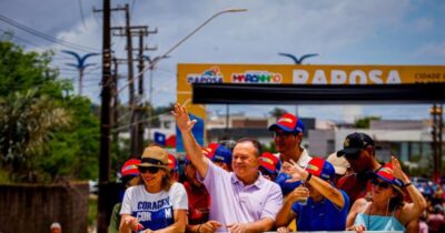Blog Do Ribinha: Brandão entrega obras de requalificação do retorno do Olho d’Água/Araçagy e da Estrada da Raposa