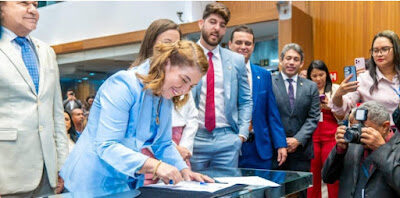 Iracema Vale é empossada para segundo mandato a frente da presidência da Assembléia Legislativa do Maranhão