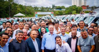 Brandão entrega 71 novas ambulâncias e mais 40 viaturas para a segurança