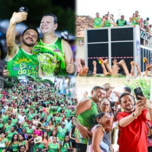 DEPUTADO CLAUDIO CUNHA AGITA O CARNAVAL NO LITORAL MARANHENSE E ARRASTA MULTIDÕES