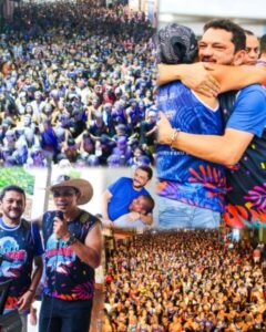 DEPUTADO CLAUDIO CUNHA CELEBRA O CARNAVAL NO LITORAL MARANHENSE E PRESTIGIA BLOCO TUBARÃO