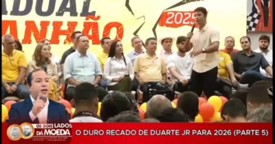 “DISCURSO DURO À 2026”: Duarte Jr. destaca lealdade e trabalho conjunto na Convenção Estadual do PSB