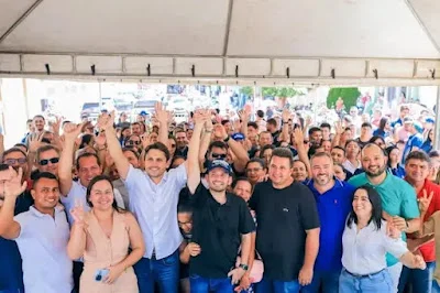 Ex-ministro Juscelino Filho participa de inaugurações na sede e zona rural de Tuntum