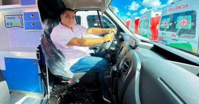 Santa Helena: Gestão do prefeito Joãozinho Pavão reforça frota da Saúde e garante viatura para reforçar a segurança no município