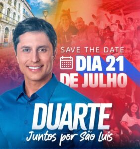 PSB marca convenção para homologar candidatura de Duarte Júnior a prefeito de SLZ