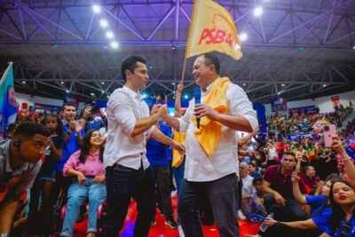Brandão enaltece Duarte em convenção gigantesca do PSB em São Luís