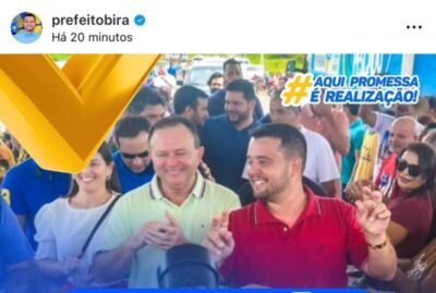 Prefeito Bira celebra início das obras de pavimentação entre Graça Aranha e São Domingos