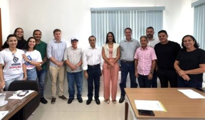 Prefeita Naila Gonçalo recebe representantes da ZPE de Bacabeira para início do Projeto
