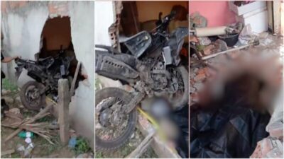 Piloto de moto sai da pista e morre ao bater contra muro na Estrada da Mata, em São José de Ribamar