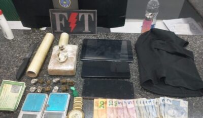 URBANO SANTOS: APÓS DENÚNCIA ANÔNIMA FORÇA TÁTICA PRENDE DUPLA COM DROGAS