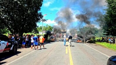 INTERDIÇÃO TOTAL NO KM 69 DA BR-135, SANTA RITA, VEJA IMAGENS AÉREAS