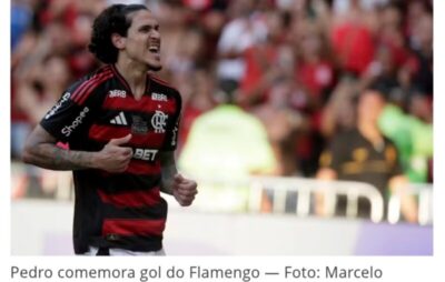 Flamengo goleia o Corinthians com volta triunfal de Pedro como titular