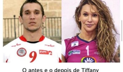 ANTES E DEPOIS DE TIFFANY, ATLETA DE VÔLEI DA SUPER LIGA FEMININA