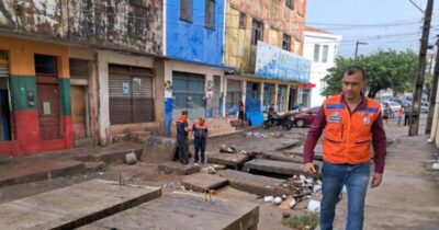 Áreas de risco e mais vulneráveis são fiscalizadas pelo Corpo de Bombeiros, após chuvas fortes na Capital
