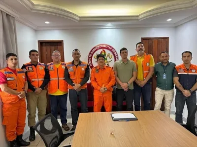 Vice-prefeito Natércio Santos participa de reunião com Corpo de Bombeiros para fortalecer ações contra os impactos das chuvas em São José de Ribamar