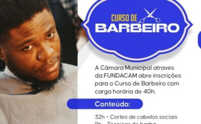 Câmara de Timon reabre Fundacam com curso gratuito de barbeiro