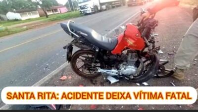 SANTA RITA: MOTOCICLISTA MORRE EM COLISÃO COM CARRETA NA BR-135