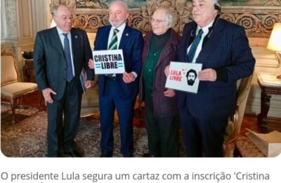 FOTOS: Lula pede liberdade para Cristina após visitar ex-presidente condenada por corrupção