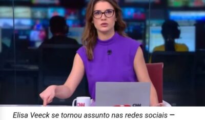 Quem é Elisa Veeck, jornalista da CNN que chamou Bolsonaro de ‘Bozo’ ao vivo