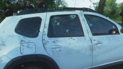 Policial militar é assassinado a tiros em Bangu; carro onde estava ficou crivado de balas