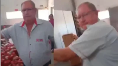 VÍDEO: Patrão agride funcionário com tapa por “não realizar trabalho“