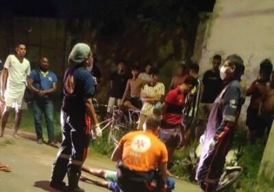 Homem suspeito de assaltar motociclista morre após perder o controle do veículo durante fuga no bairro da Kiola, em Ribamar