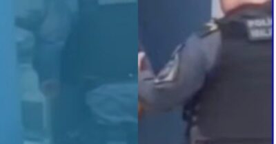 Na tarde deste domingo (27), a Polícia Militar do Maranhão prendeu dois homens por porte ilegal de arma de fogo na praia do Araçagi, em São José de Ribamar. De acordo com informações do 40º Batalhão de Polícia Militar (BPM), a guarnição recebeu uma denúncia de que um indivíduo estaria portando uma arma de fogo no local.