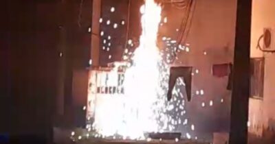 Um princípio de incêndio, causado por um aparente curto circuito em um poste foi registrado na noite dessa terça (13), em um condomínio no Residencial Ribeira, em São Luís.