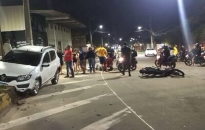 Motorista curioso reduz velocidade para ver acidente e causa outra colisão