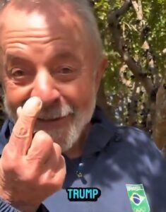 Lula reage com ironia a tarifa de Trump e manda “jabuticaba da paz” para Trump