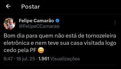 Camarão debocha de ação da PF contra Jair Bolsonaro