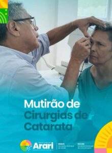 Arari está prestes a zerar fila de cirurgia de catarata e avança na melhoria da saúde pública