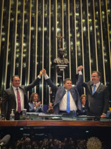 Davi Alcolumbre é o novo presidente do Senado